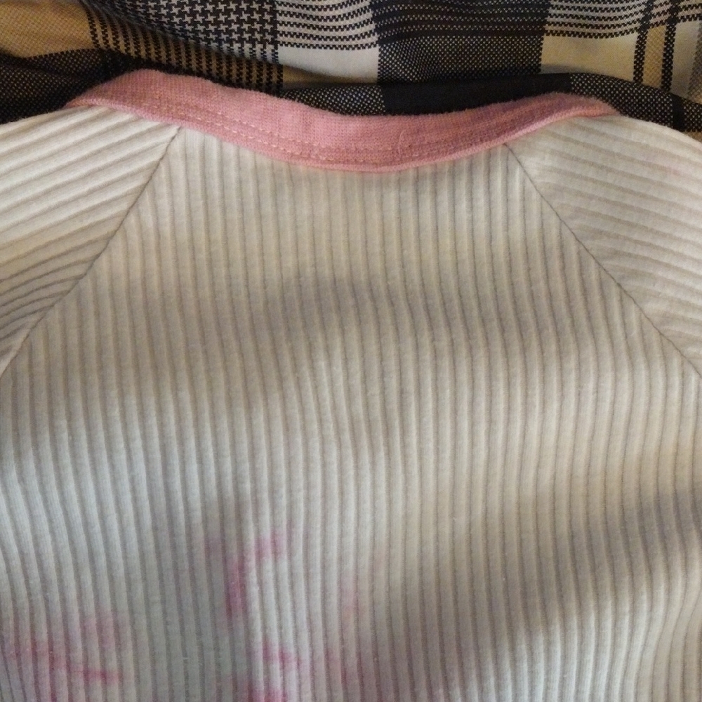 Pink Tie-Dye Ribbed Zip Front Kids One-Piece - Picture 10 of 11